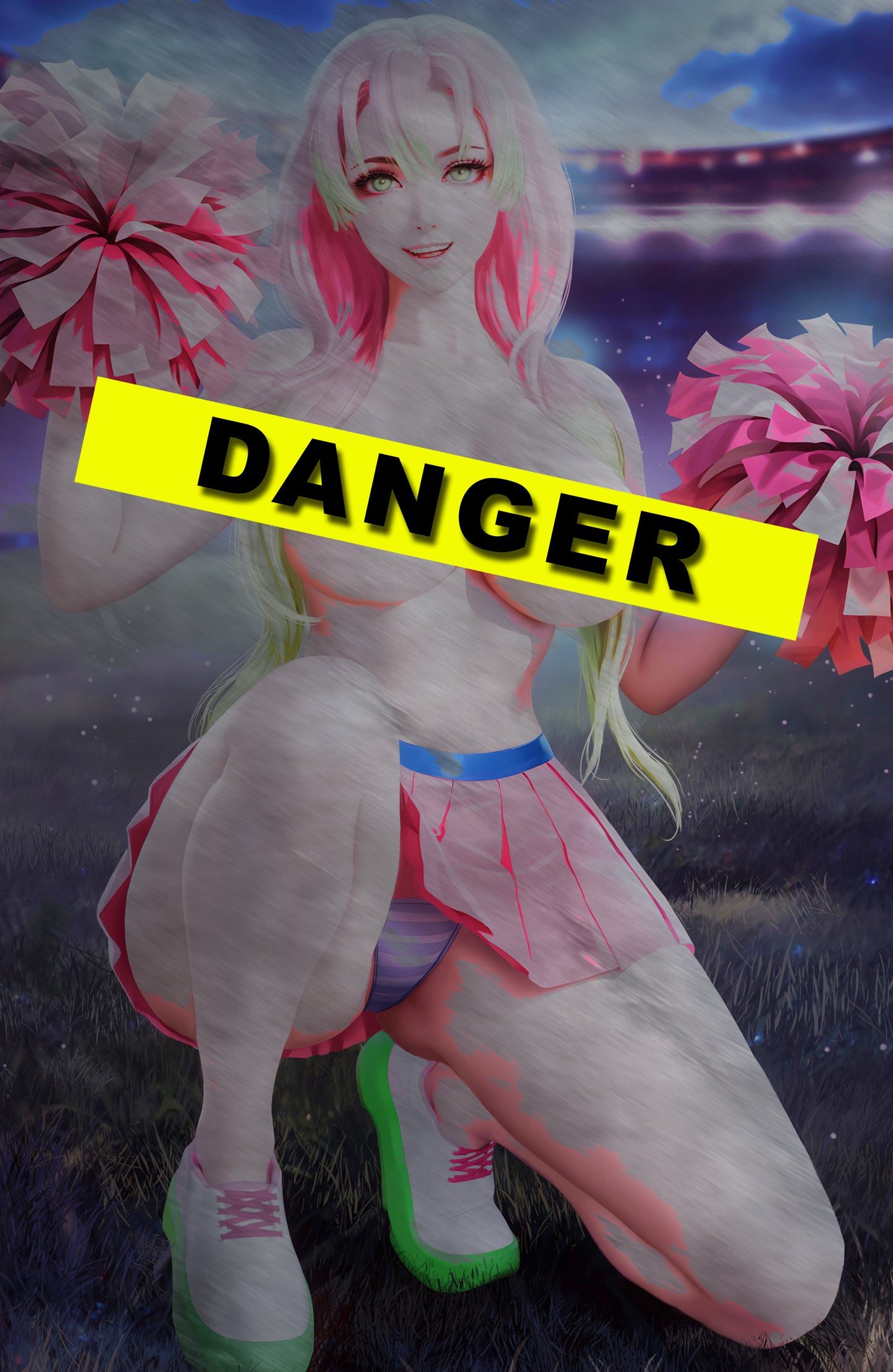 WAIFU CHRONICLES #1 - PINK SLAYER COSPLAY - METAL - by Danejo - PREORDER +(CRYSTAL CLEAR BOARD)