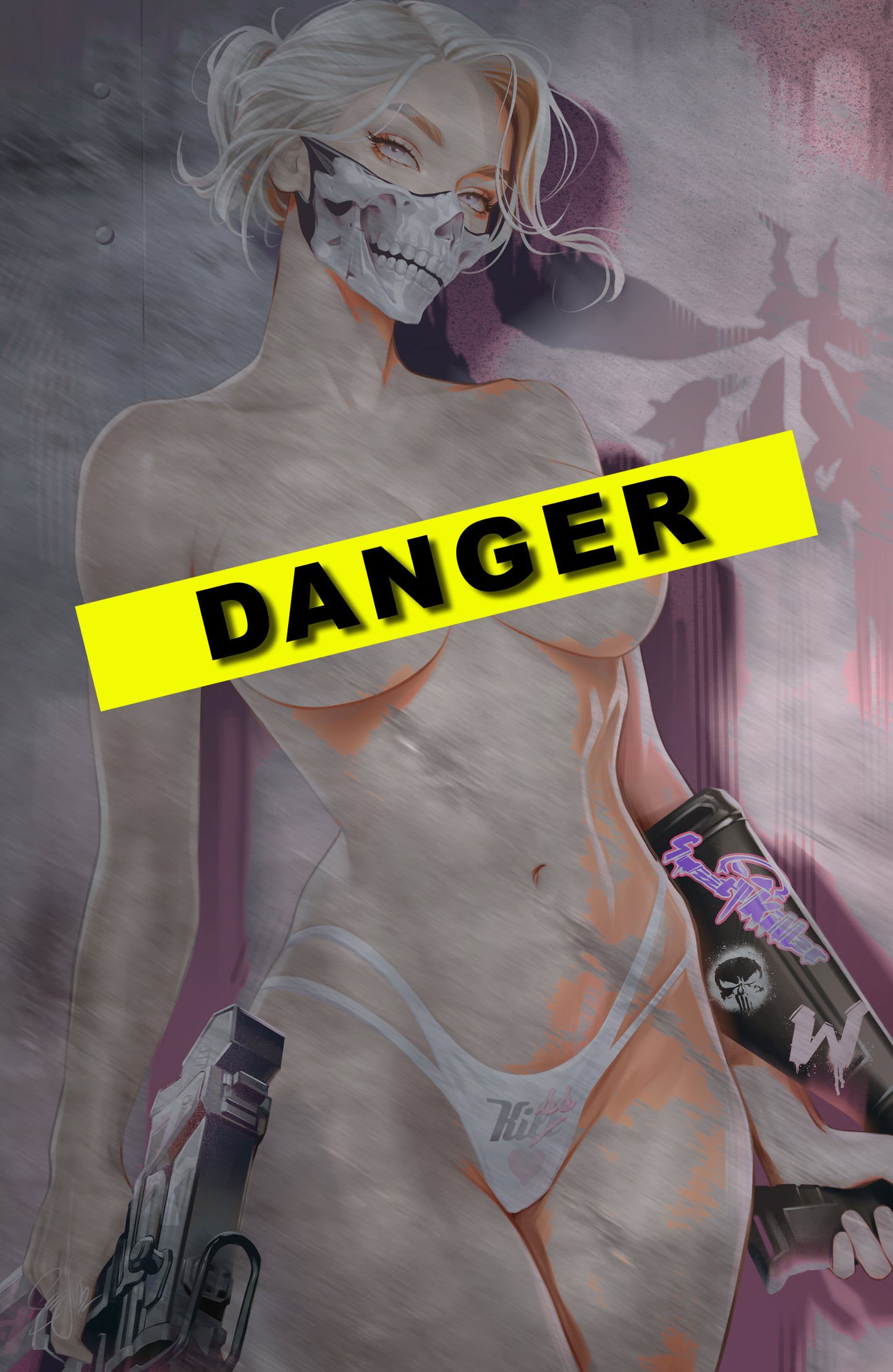 WAIFU CHRONICLES #1 - VIGILANTE REM COSPLAY - METAL - by Katya Sinyukhina - PREORDER +(CRYSTAL CLEAR BOARD)