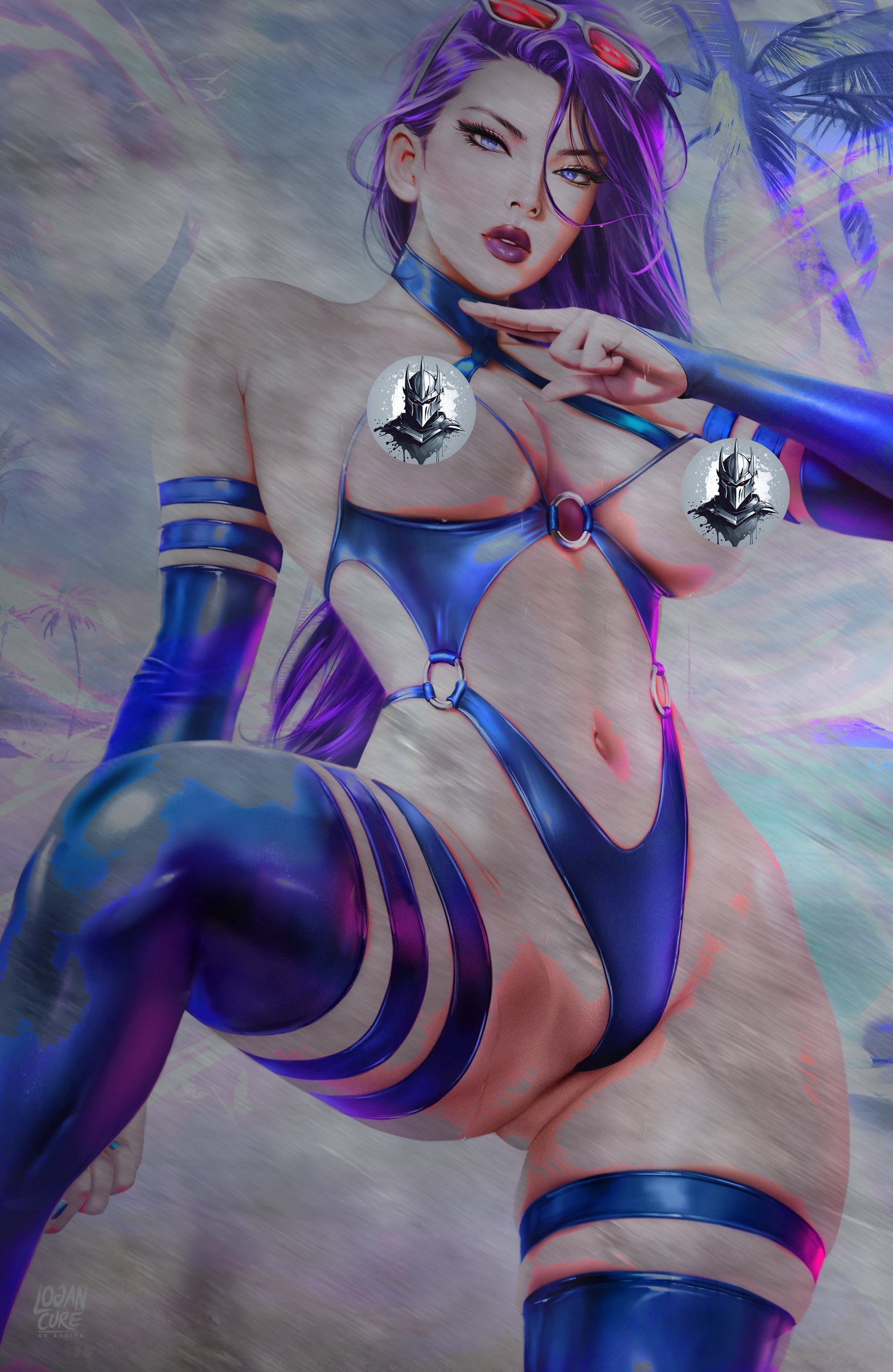 WAIFU CHRONICLES #1 - PSY BLADE COSPLAY - METAL - by Logan Cure - PREORDER