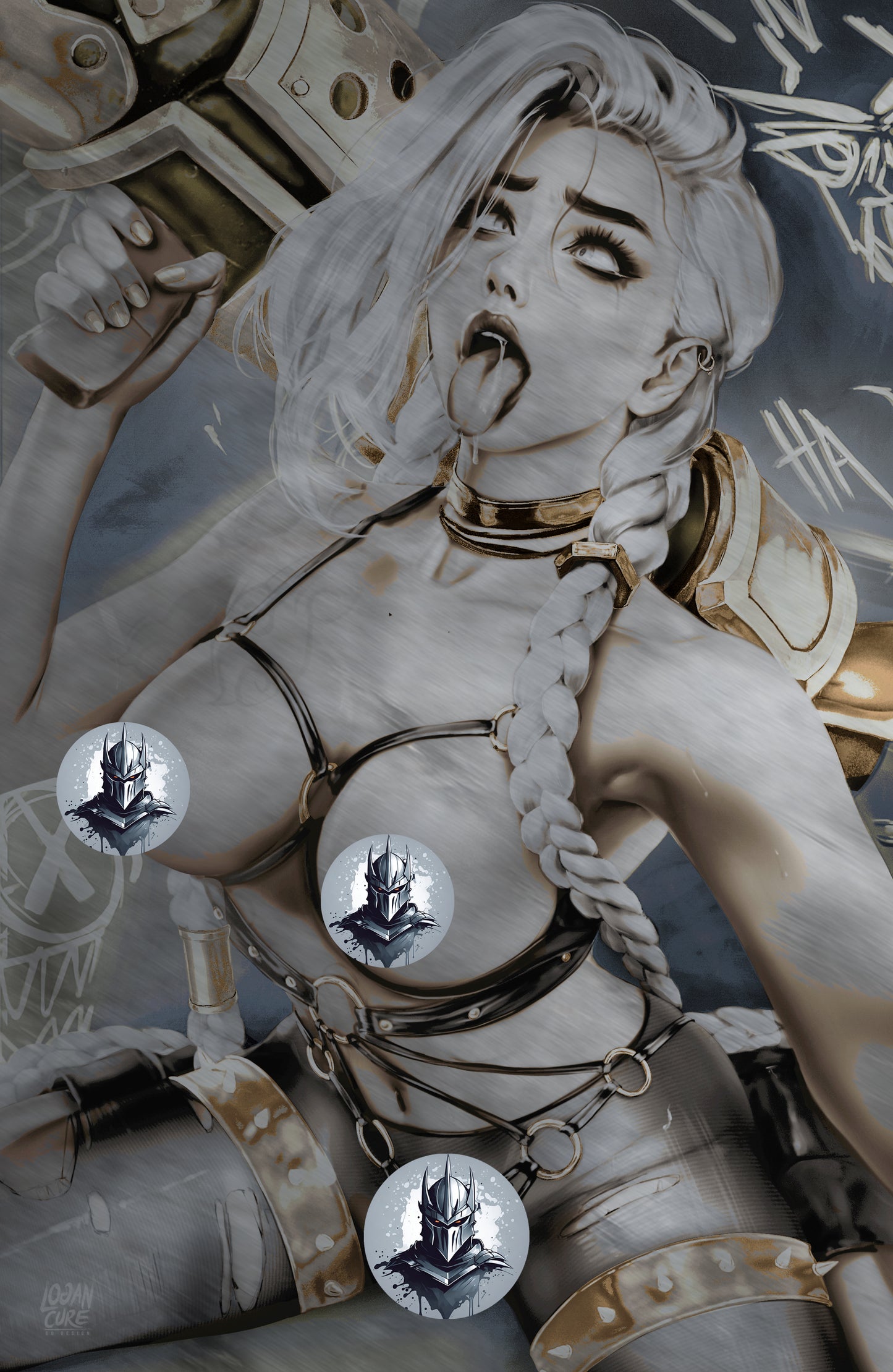 WAIFU CHRONICLES #1 - DEATH WILDCARD COSPLAY - METAL - by Logan Cure