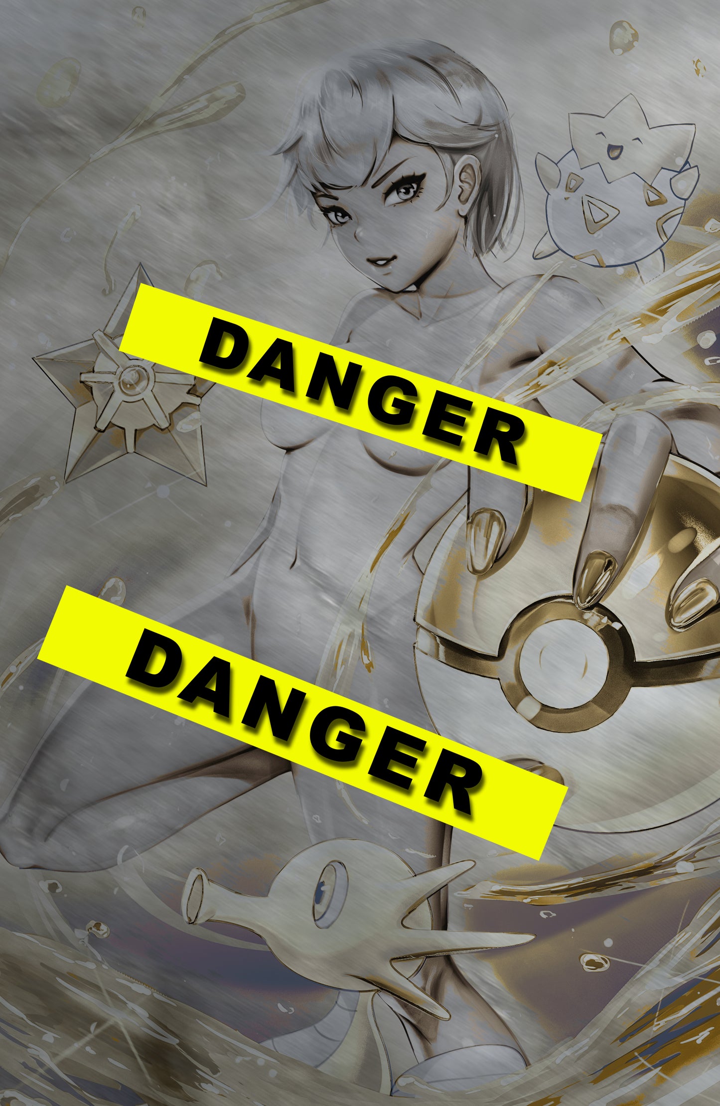 WAIFU CHRONICLES #1 - MONSTER TRAINER COSPLAY - METAL - by Miss Henpai - PREORDER +(CRYSTAL CLEAR BOARD)
