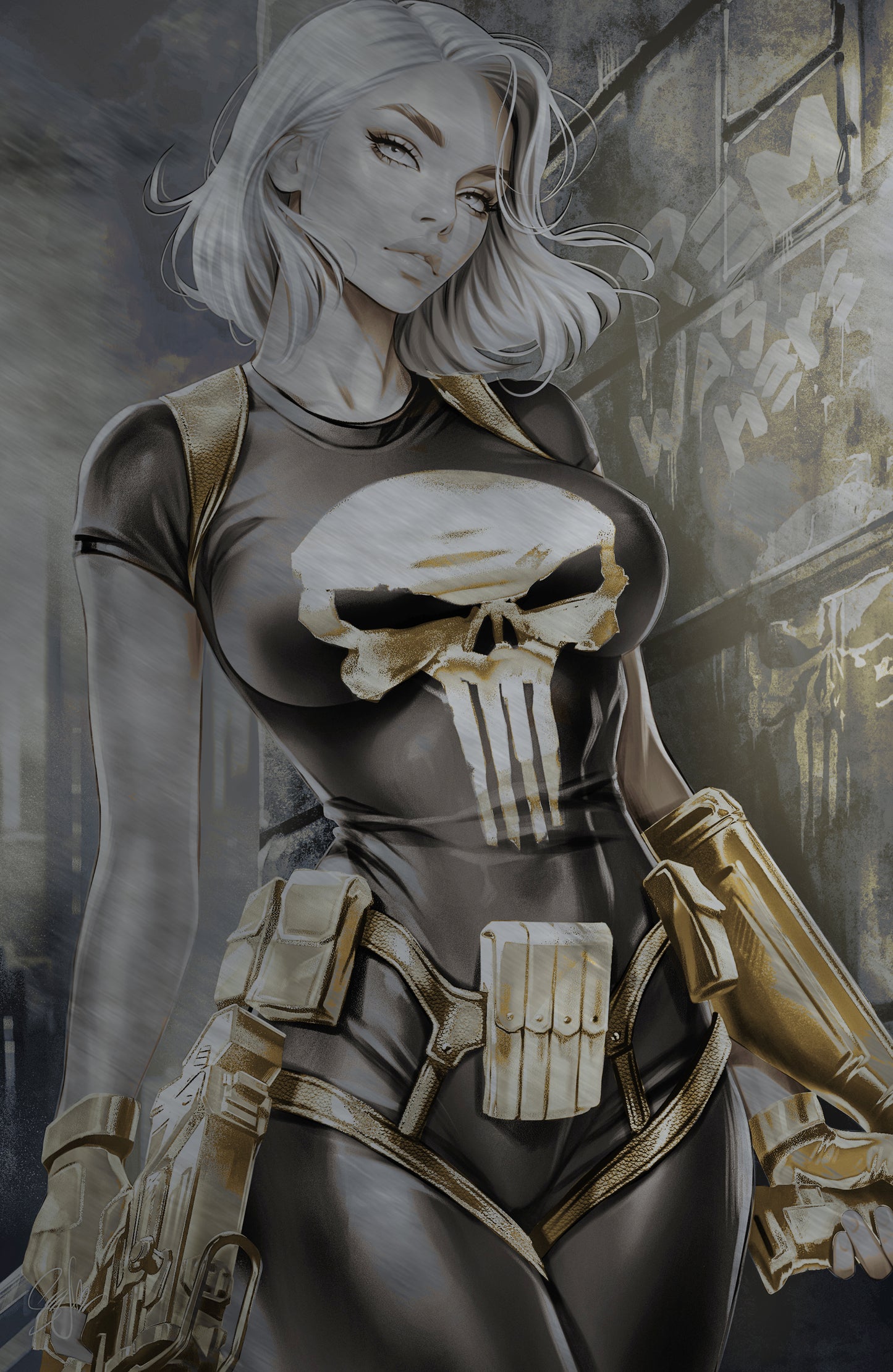 WAIFU CHRONICLES #1 - VIGILANTE REM COSPLAY - METAL - by Katya Sinyukhina - PREORDER +(CRYSTAL CLEAR BOARD)