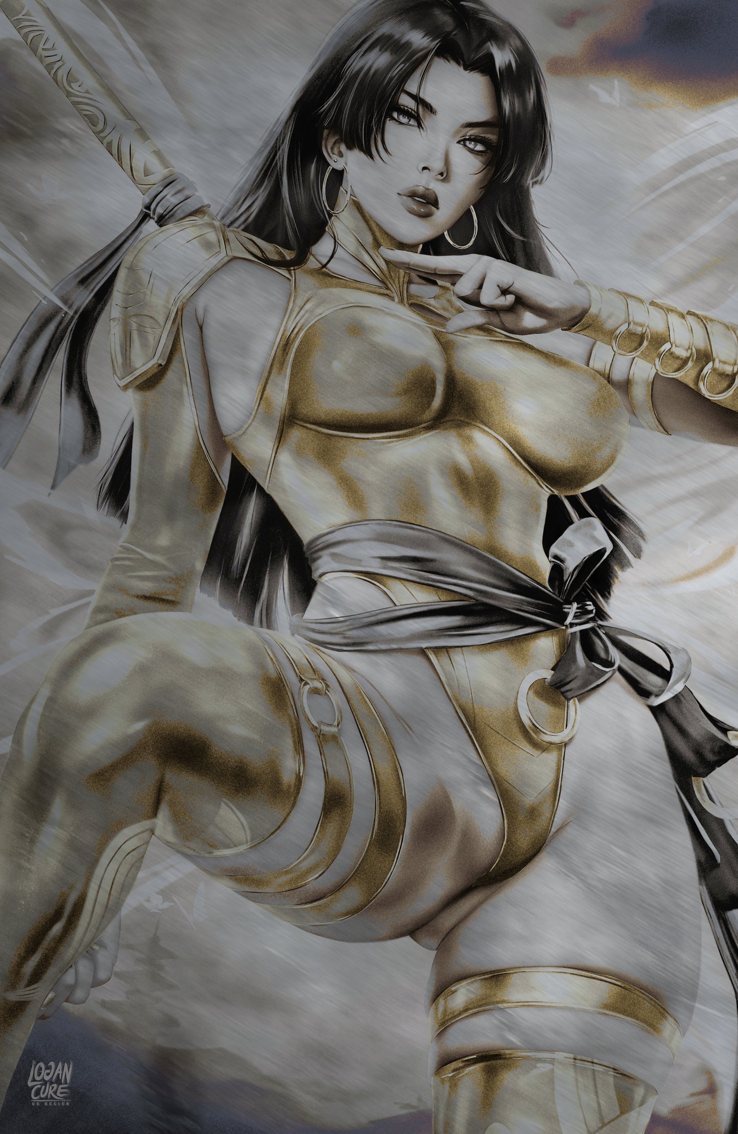 WAIFU CHRONICLES #1 - PSY BLADE COSPLAY - METAL - by Logan Cure - PREORDER