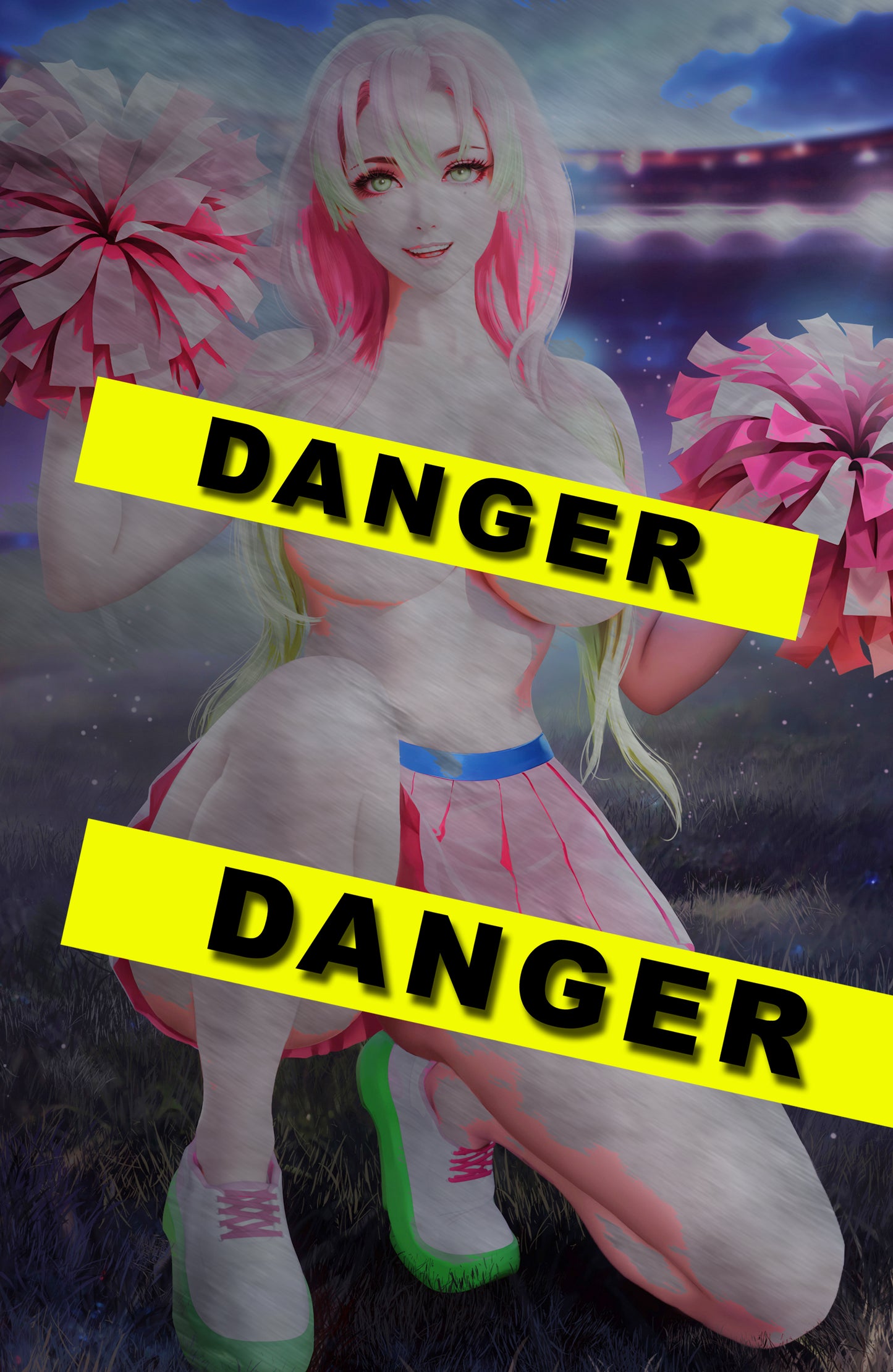 WAIFU CHRONICLES #1 - PINK SLAYER COSPLAY - METAL - by Danejo - PREORDER +(CRYSTAL CLEAR BOARD)