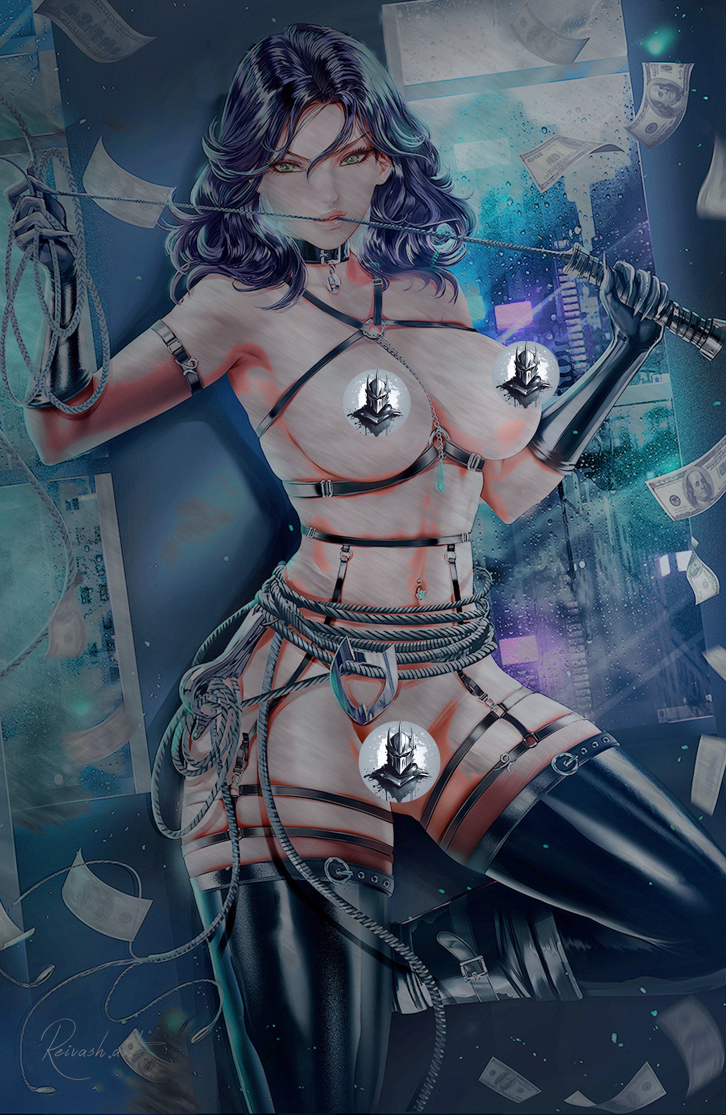 WAIFU CHRONICLES #1 - 9 LIVES ALEXANDRA COSPLAY by Reivash PATREON
