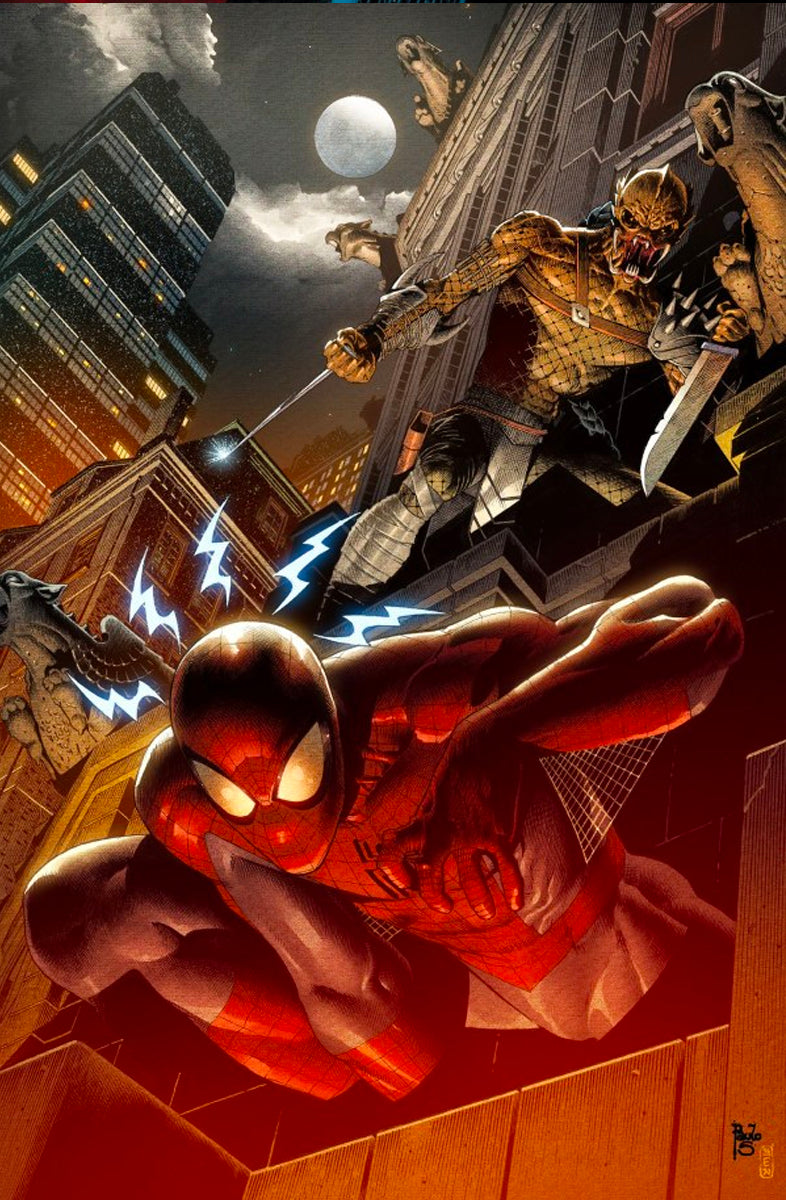 PREDATOR VS SPIDERMAN #1 - PAULO SIQUEIRA VIRGIN VARIANT RATIO 1:100