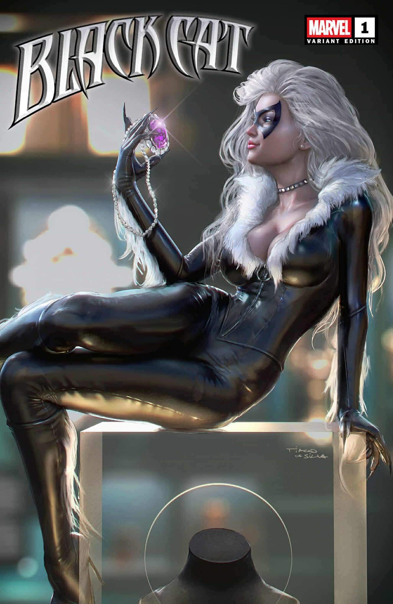 BLACK CAT #1 - TIAGO DA SILVA TRADE VARIANT FAN EXPO EXCLUSIVE