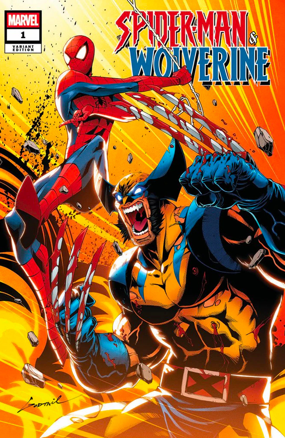 SPIDER-MAN & WOLVERINE #1 GODTAIL TRADE VARIANT EXCLUSIVE