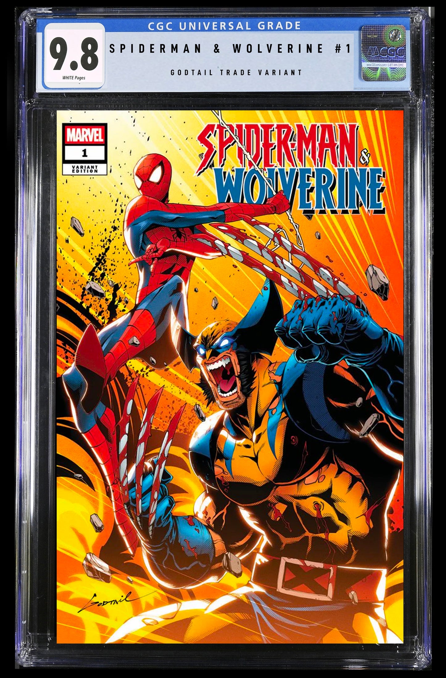 SPIDER-MAN & WOLVERINE #1 GODTAIL TRADE VARIANT EXCLUSIVE - PRESALE 05/21