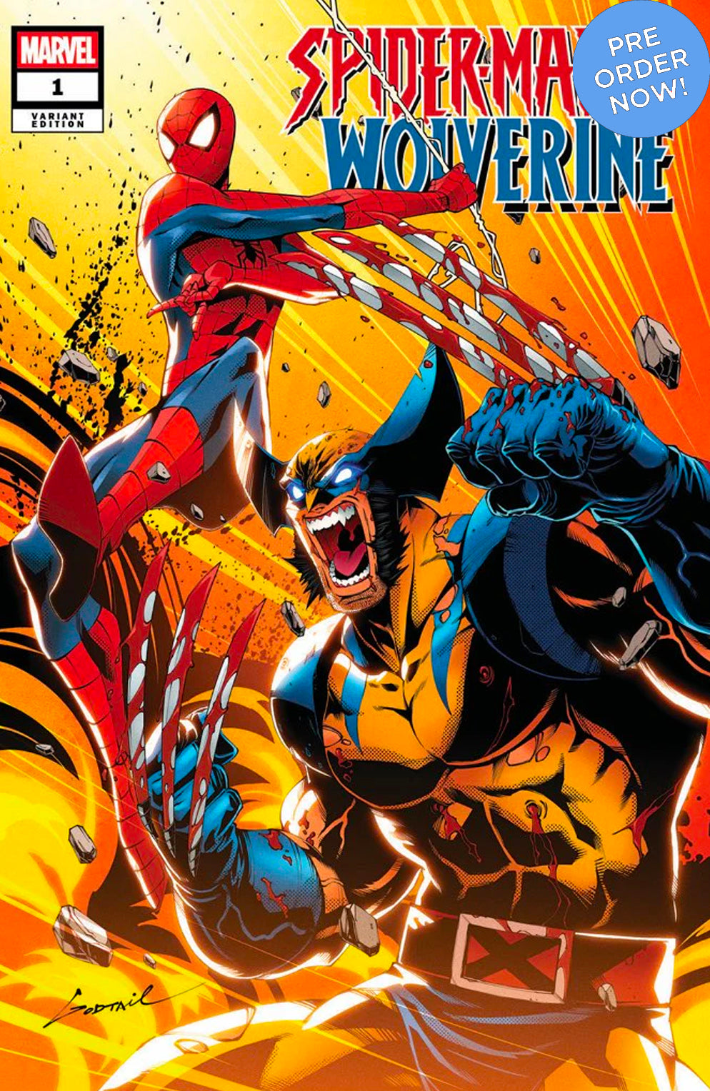 SPIDER-MAN & WOLVERINE #1 GODTAIL TRADE VARIANT EXCLUSIVE - PRESALE 05/21