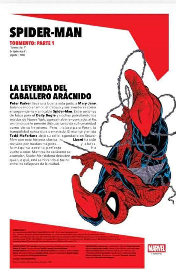 SPIDER-MAN #1 - TODD McFARLANE MEXICAN FOIL VARIANT