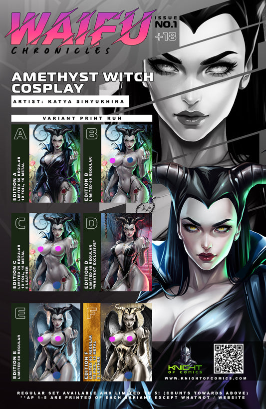 WAIFU CHRONICLES #1 - AMETHYST WITCH COSPLAY by Katya Sinyukhina