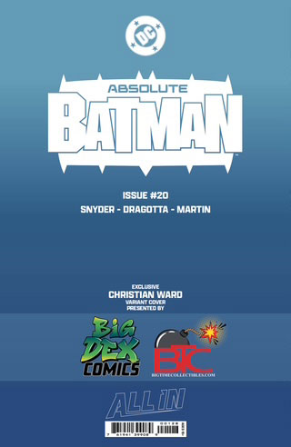 Absolute Batman #20 CHRISTIAN WARD Exclusive Virgin Variant