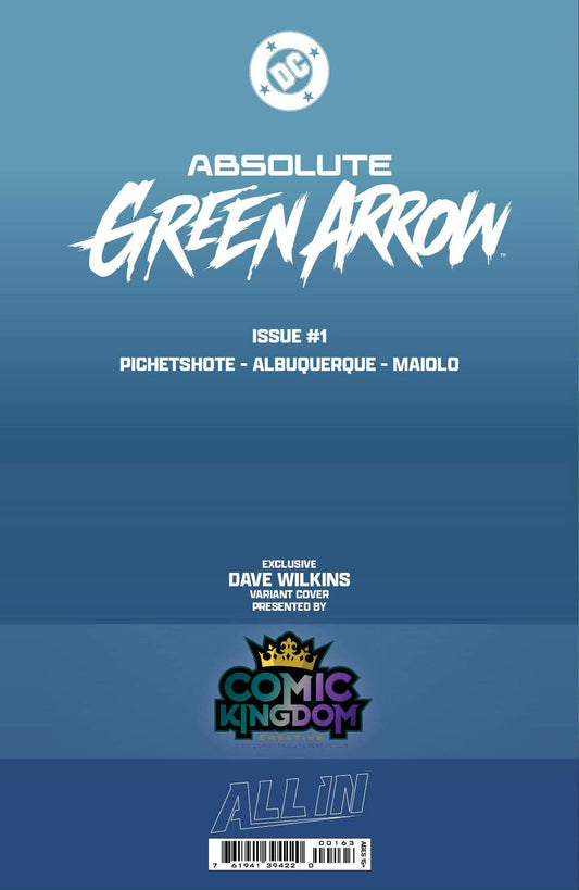 ABSOLUTE GREEN ARROW #1 - DAVE WILKINS SPOT FOIL VARIANT LTD 1000 (PRE-ORDER)
