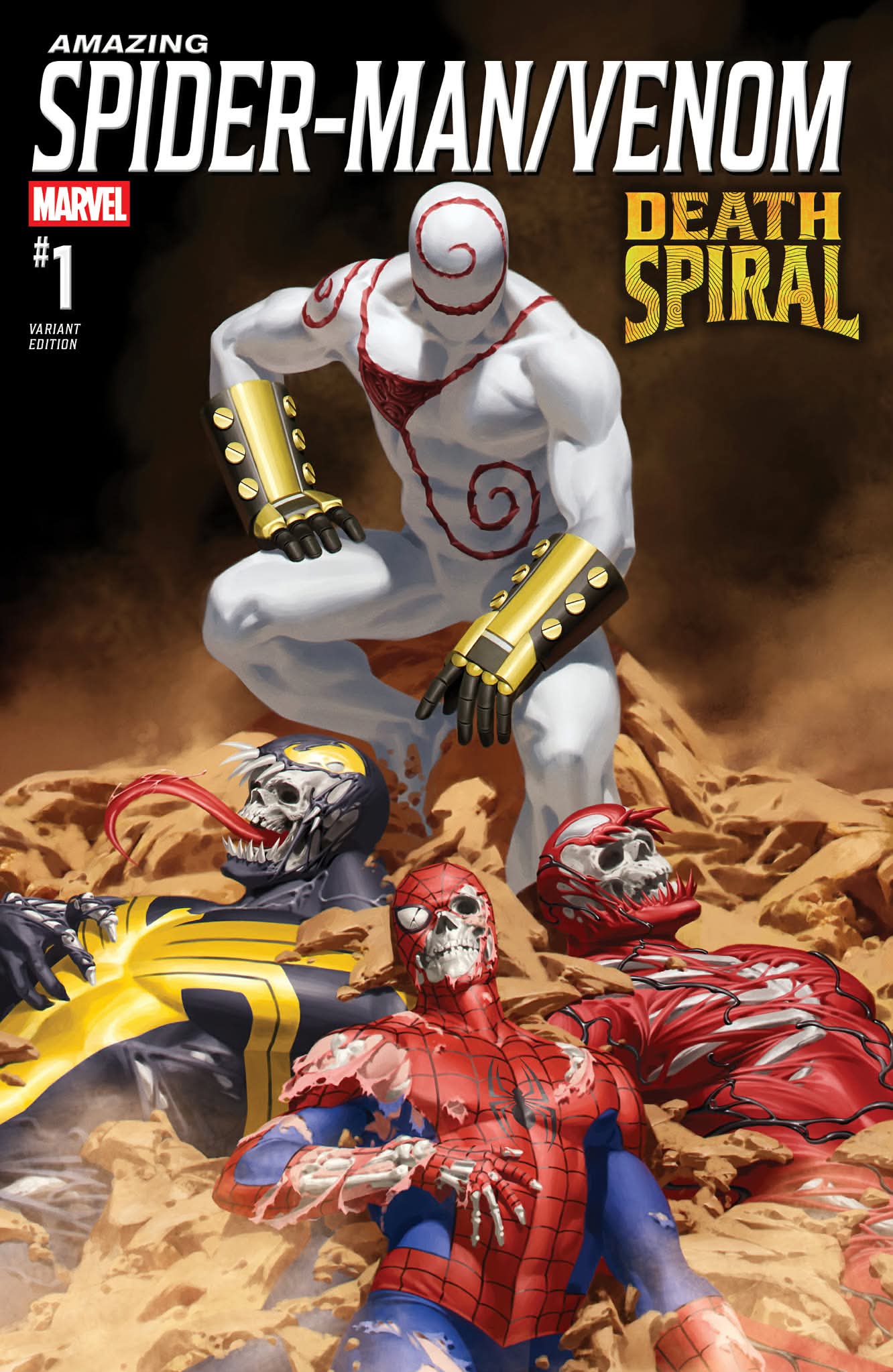 AMAZING SPIDER-MAN/VENOM DEATH SPIRAL #1 - JUNGGEUN YOON TRADE VARIANT