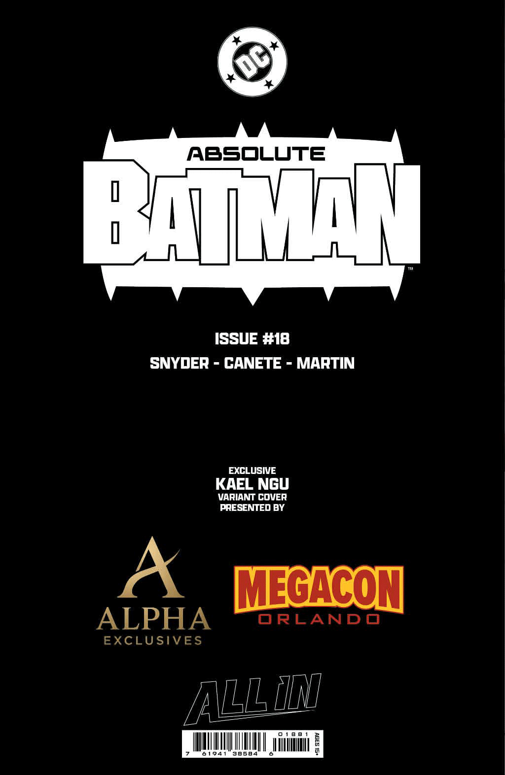 ABSOLUTE BATMAN #18 - KAEL NGU TRADE VARIANT