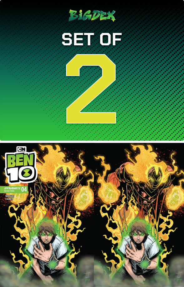 Ben 10 #4 JONATHAN URIBE Big Dex Comics Exclusive Variants Ldt 500!