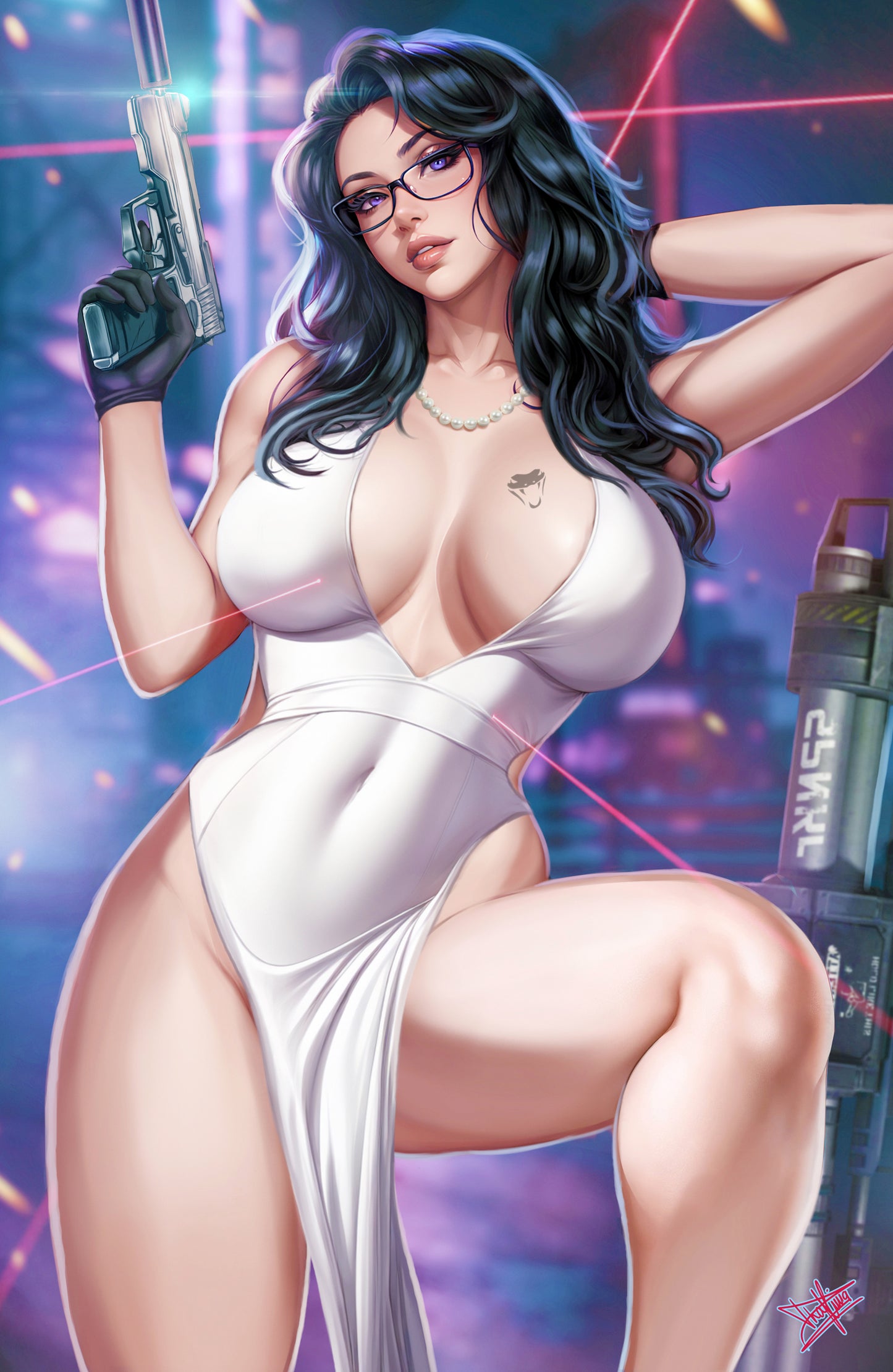 WAIFU CHRONICLES #1 - TACTICAL SPY COSPLAY by Dhaxina