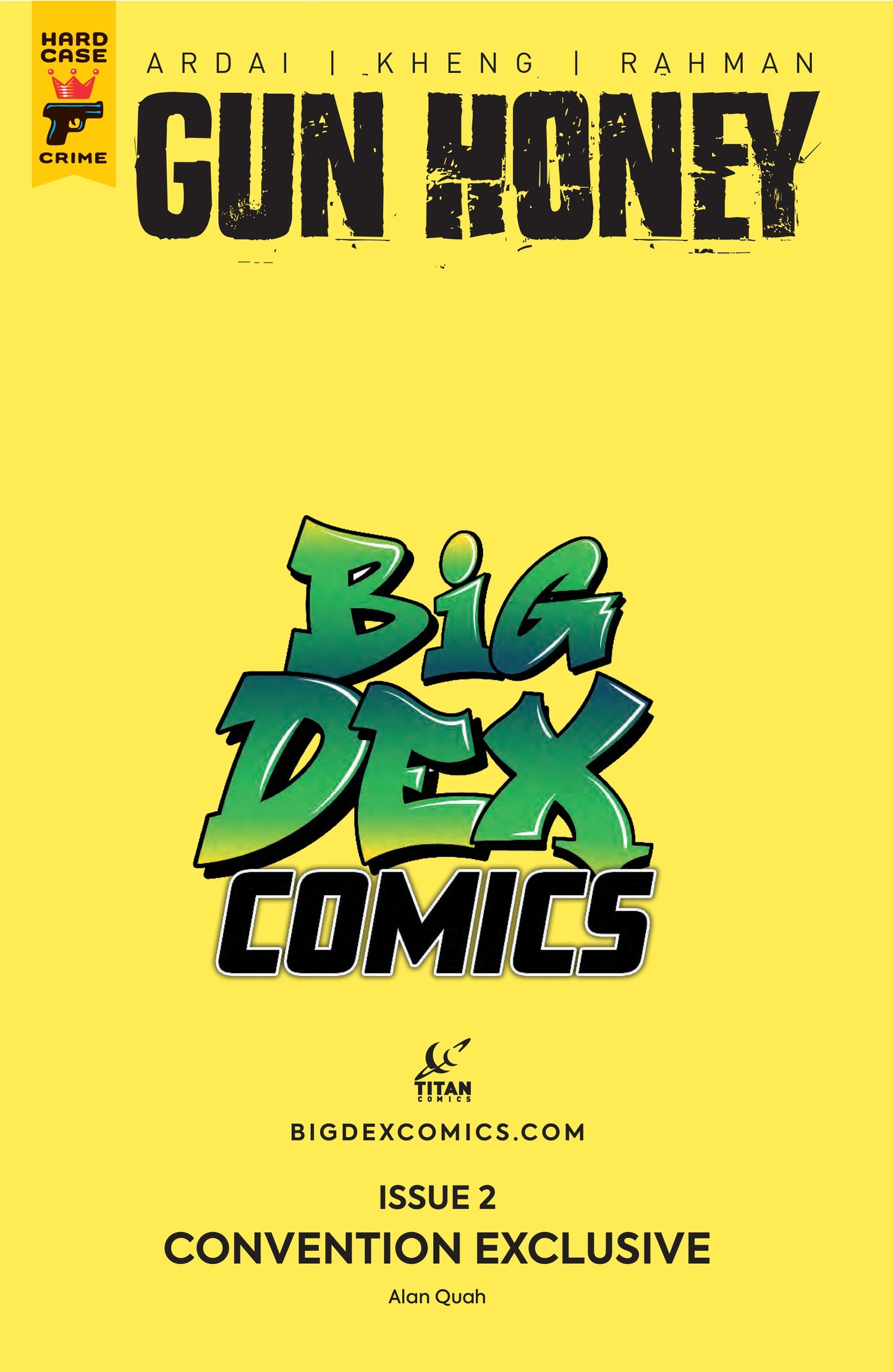 GUN HONEY #2 - ALAN QUAH HEROESCON 2026 VIRGIN VARIANT EXCLUSIVE