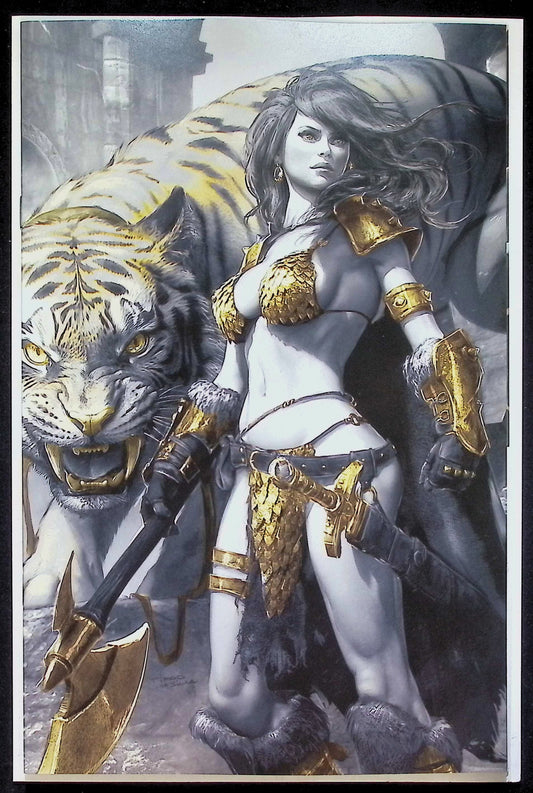 RED SONJA: DEATH AND THE DEVIL #1 - TIAGO DA SILVA 2024 EXCLUSIVE COVER B