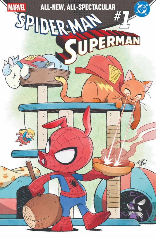 SPIDER-MAN/SUPERMAN #1 - GURIHIRU TRADE & VIRGIN VARIANT BUNDLE SET