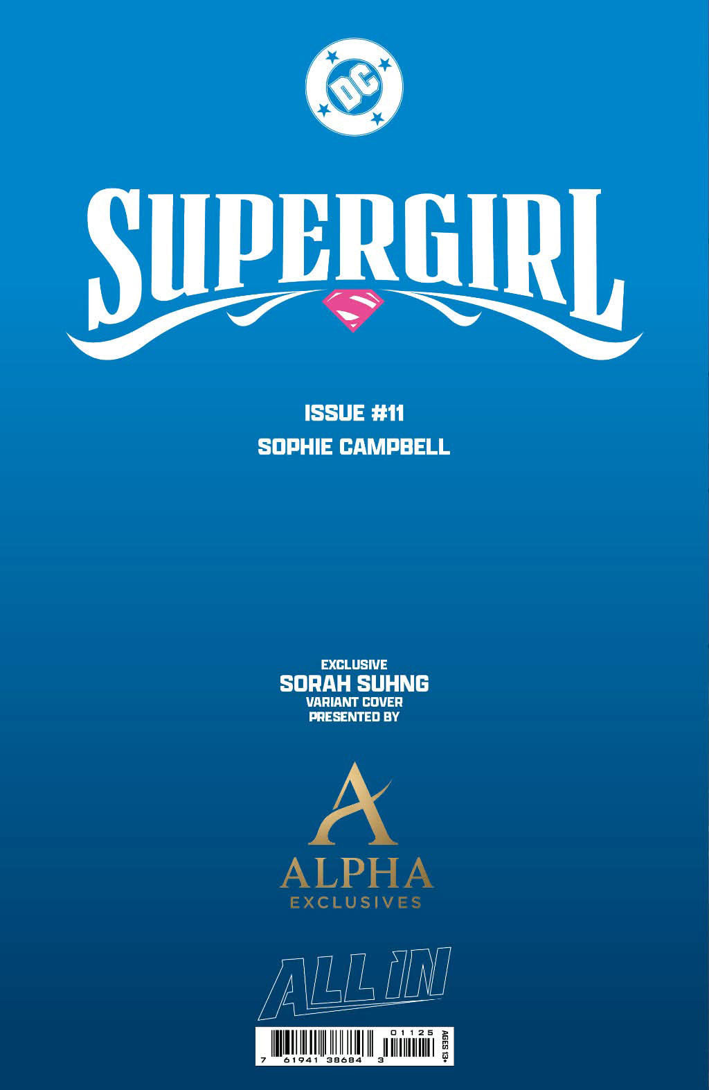SUPERGIRL #11 - SORAH SUHNG VIRGIN VARIANT