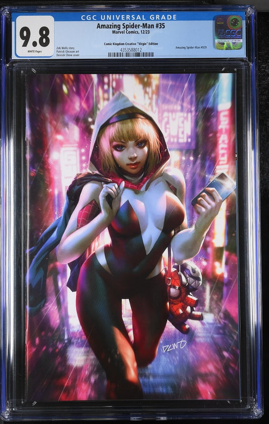 AMAZING SPIDER-MAN #36 - DERRICK CHEW VIRGIN VARIANT EXCLUSIVE CGC 9.8