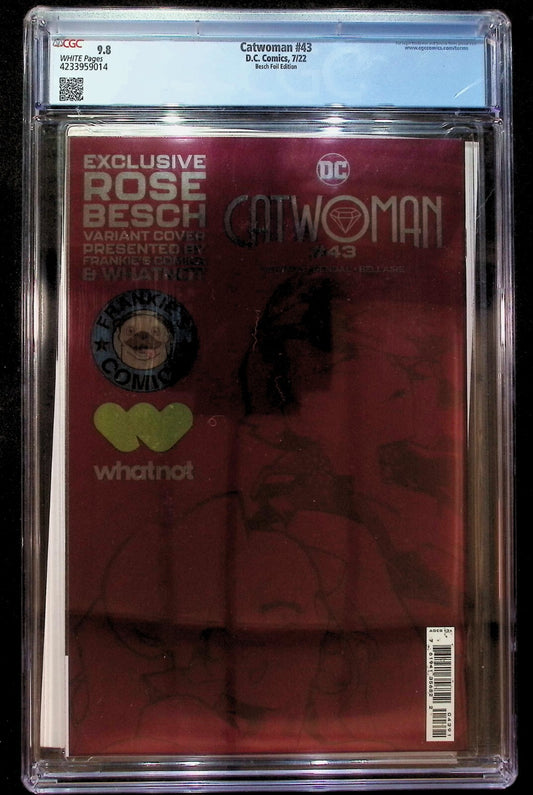 CATWOMAN #43 - ROSE BESCH FOIL COVER VARIANT EDITION CGC 9.8