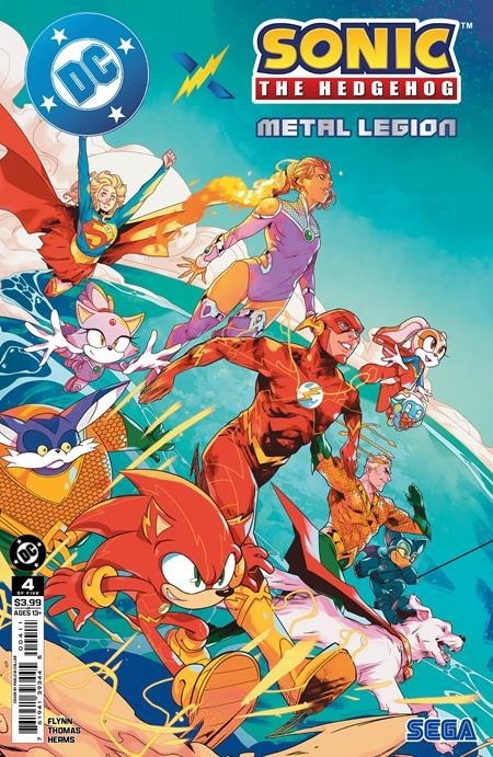 DC X SONIC THE HEDGEHOG METAL LEGION #4 - PABLO M COLLAR COVER A