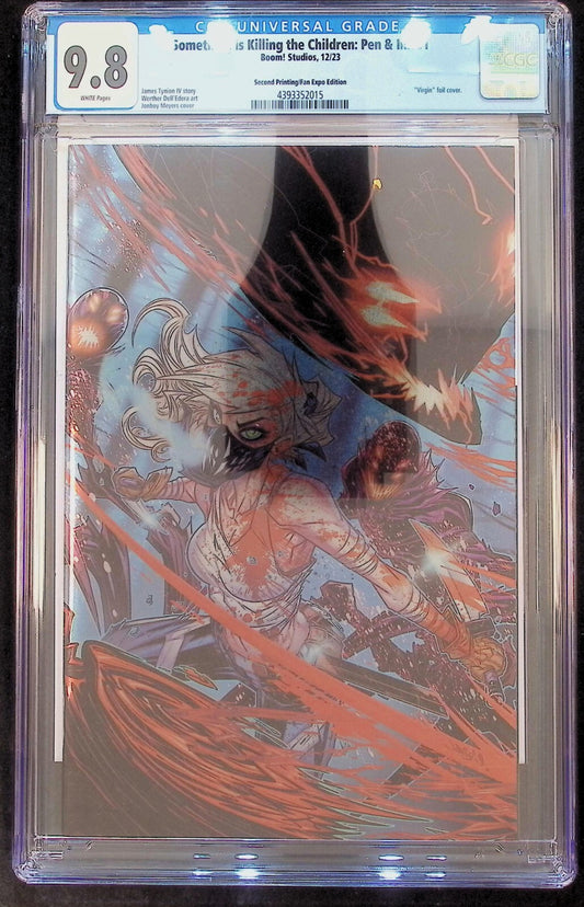 SOMETHING IS KILLING THE CHILDREN PEN & INK #1 JONBOY MEYERS FOIL COVER CGC 9.8