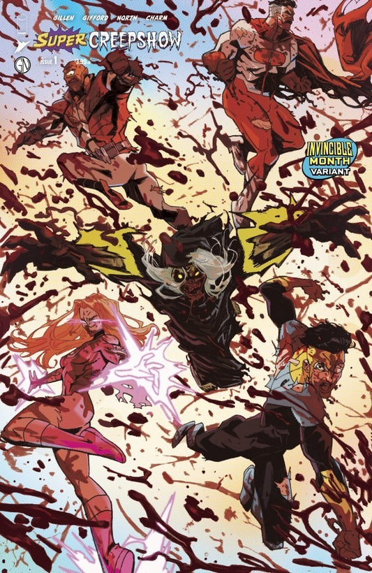 SUPER CREEPSHOW #1 - ROSSI GIFFORD COVER E INVINCIBLE TEAM UP VARIANT