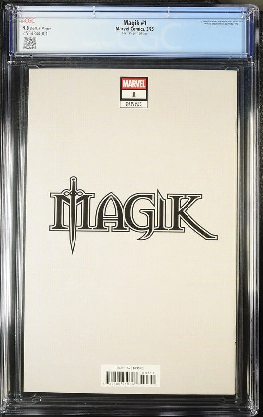 MAGIK #1 - JEEHYUNG LEE VIRGIN VARIANT EXCLUSIVE MARVEL 2025 1:100 RATIO CGC 9.8