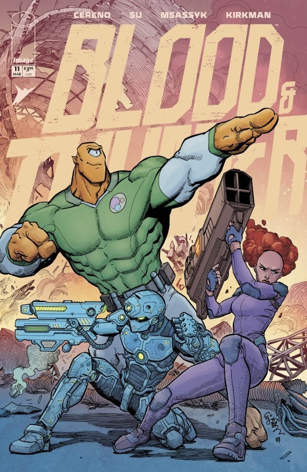 BLOOD & THUNDER #11 - E.J. SU COVER E INVINCIBLE TEAM UP VARIANT