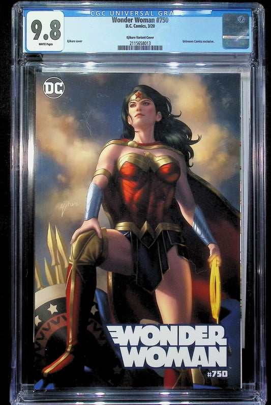 WONDER WOMAN #750 - EJIKURE TRADE VARIANT DC COMICS 2020 EXCLUSIVE CGC 9.8