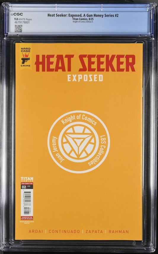 HEAT SEEKER EXPOSED #2 - GODTAIL  NYCC 2025 EXCLUSIVE COVER B CGC 9.8