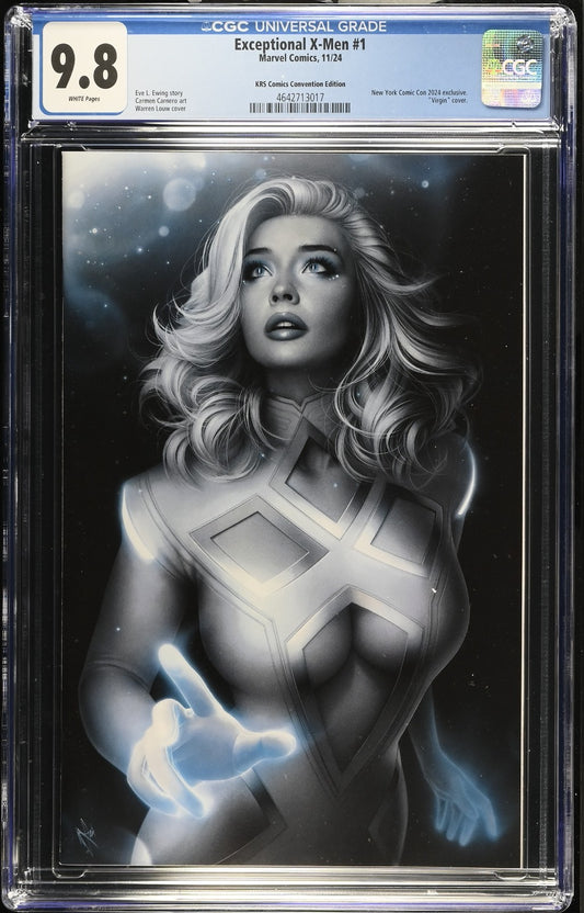 EXCEPTIONAL X-MEN #1 - WARREN LOUW VIRGIN VARIANT EDITION NYCC 2024 CGC 9.8