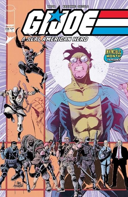GI JOE A REAL AMERICAN HERO #326 - CHRIS MOONEYHAM COVER D INVINCIBLE TEAM UP