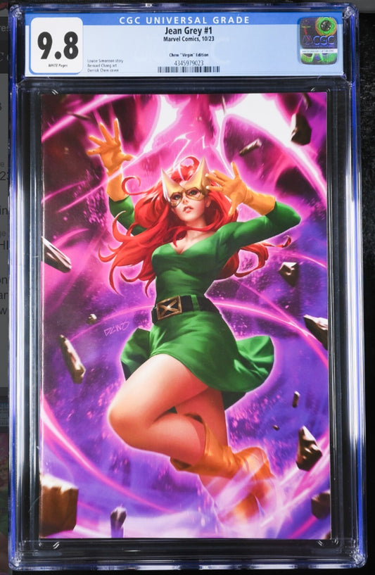 JEAN GREY #1 - DERRICK CHEW VIRGIN VARIANT EXCLUSIVE CGC 9.8