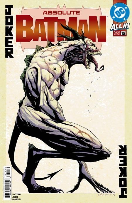 ABSOLUTE BATMAN #15 - NICK DRAGOTTA SECOND PRINTING COVER A