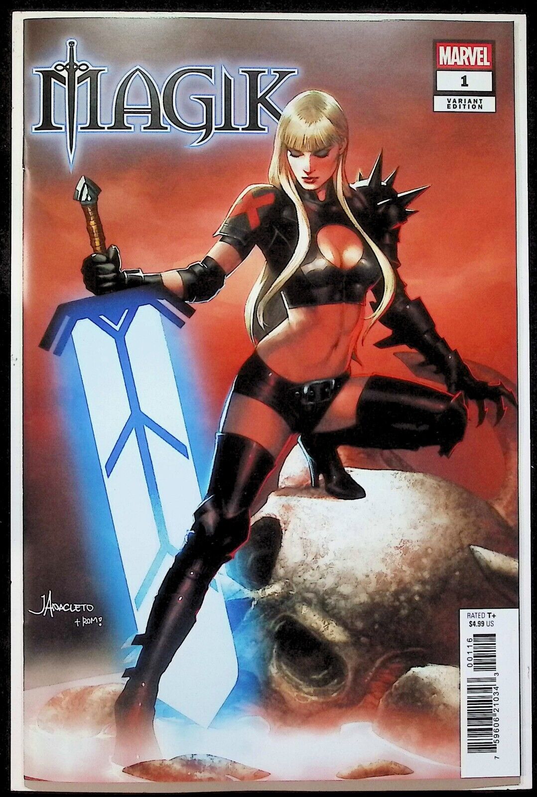MAGIK #1 - JAY ANACLETO TRADE VARIANT 1:25 RATIO MARVEL COMICS 2025 NM+
