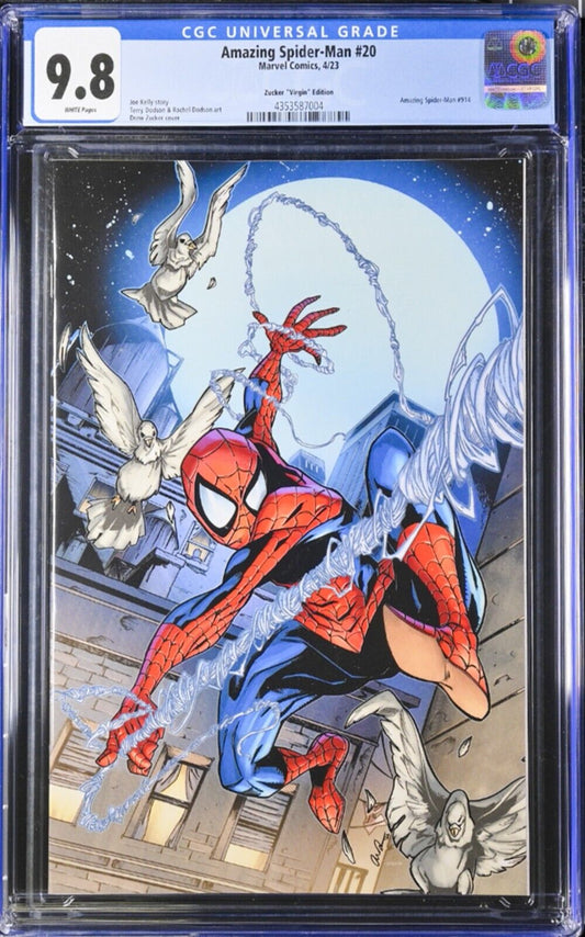 AMAZING SPIDER-MAN #20 - DREW ZUCKER VIRGIN VARIANT SDCC EXCLUSIVE CGC 9.8 NM/M