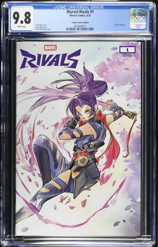 MARVEL RIVALS #1 - PEACH MOMOKO TRADE VARIANT C2E2 EXCLUSIVE CGC 9.8