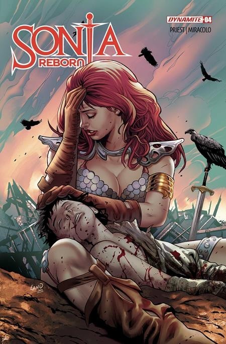 SONJA REBORN #4 - GREG LAND COVER D TRADE VARIANT 2025 NM+