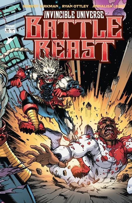 INVINCIBLE UNIVERSE BATTLE BEAST #10 - CHRIS BURNHAM & REBER COVER C RATIO 1:10