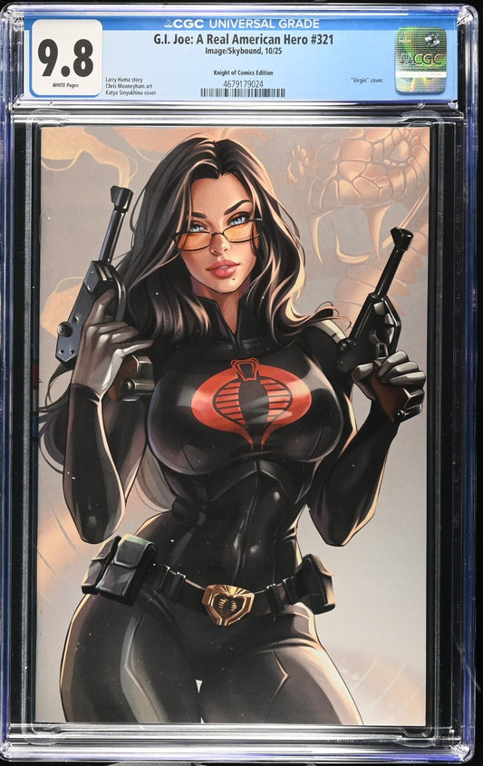GI JOE #321 - KATYA SINYUKHINA VIRGIN VARIANT NYCC 2025 CGC 9.8