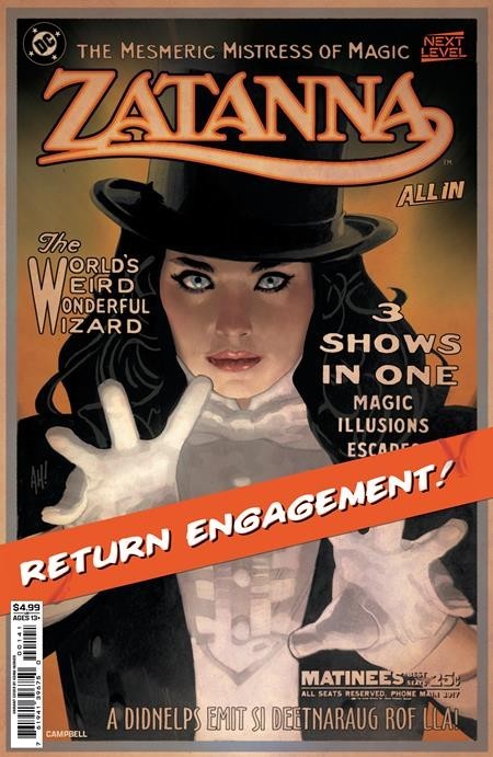 ZATANNA #1 - ADAM HUGHES COVER C VARIANT