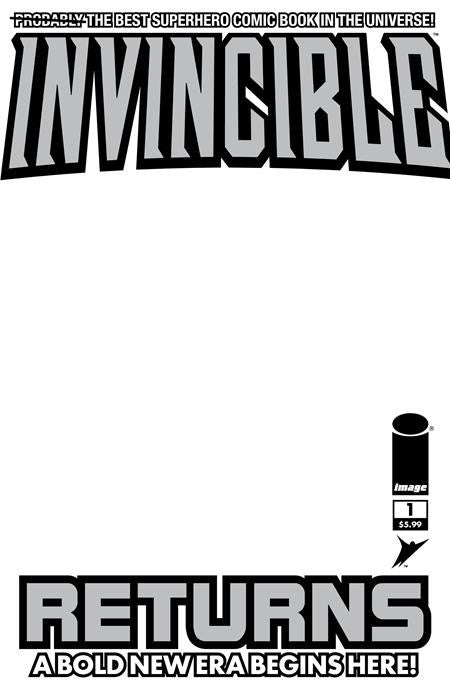 INVINCIBLE RETURNS FACSIMILE EDITION #1 - BLANK EDITION COVER D VARIANT