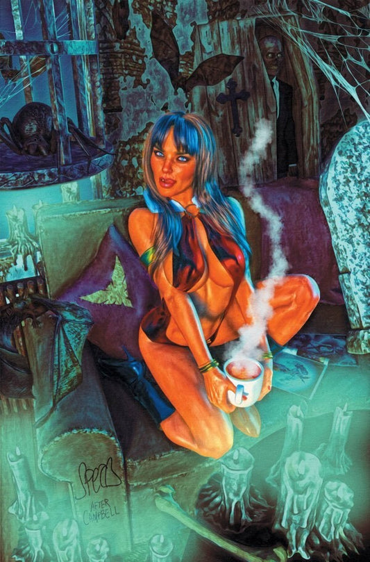 VAMPIRELLA #2 - MARK SPEARS BLUE VIRGIN VARIANT RATIO 1:20 INCENTIVE