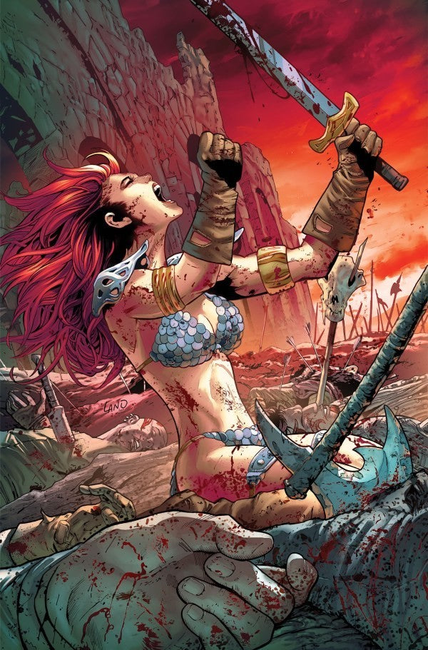 SONJA REBORN #5 - GREG LAND  VIRGIN VARIANT RATIO 1:10 2025 NM+