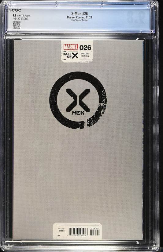 X-MEN #26 - ARIEL DIAZ VIRGIN VARIANT MARVEL COMICS 2023 CGC 9.8